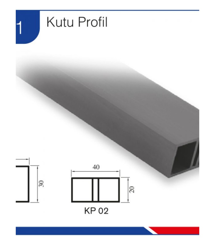 Kutu Profil Pvc Aksesuar BP-51