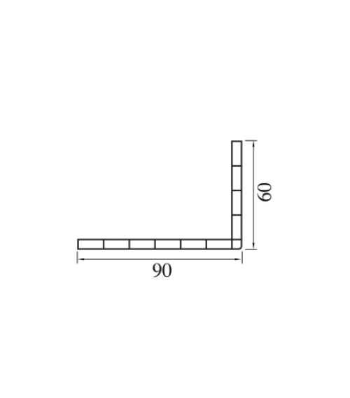 Folya Kaplamalı Pervaz 60×90 Kapı Lambiri BP-40
