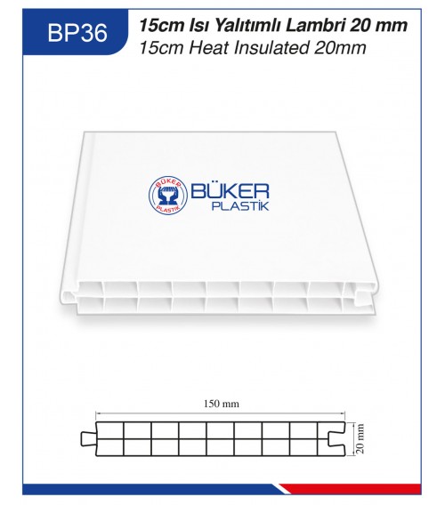 15cm Isı Yalıtımlı Kapı Lambiri 20mm BP-36