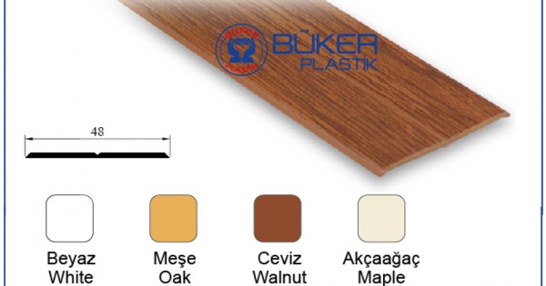 Dolgu Bandı 48mm Pvc Aksesuar BP-44 | Büker Plastik Lambiri