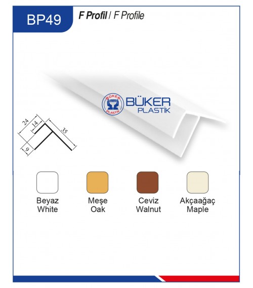 F Profil Pvc Aksesuar BP-49