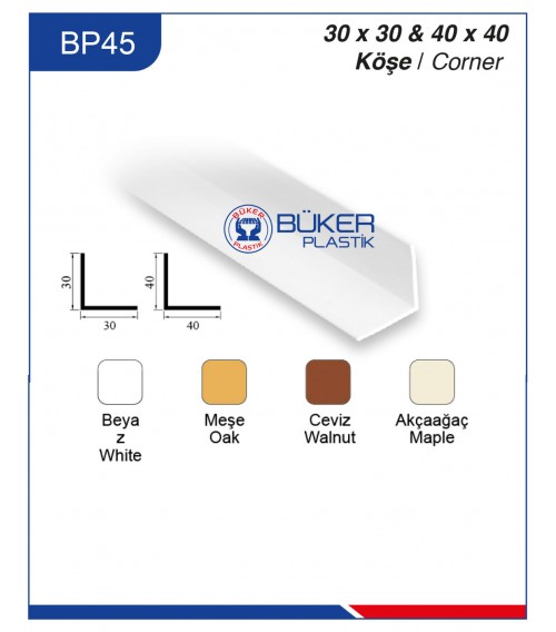 Köşe 30X30 Pvc Aksesuar BP-45