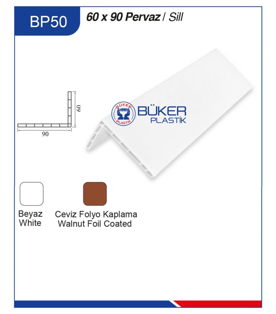 Pervaz 60×90 Pvc Aksesuar BP-50