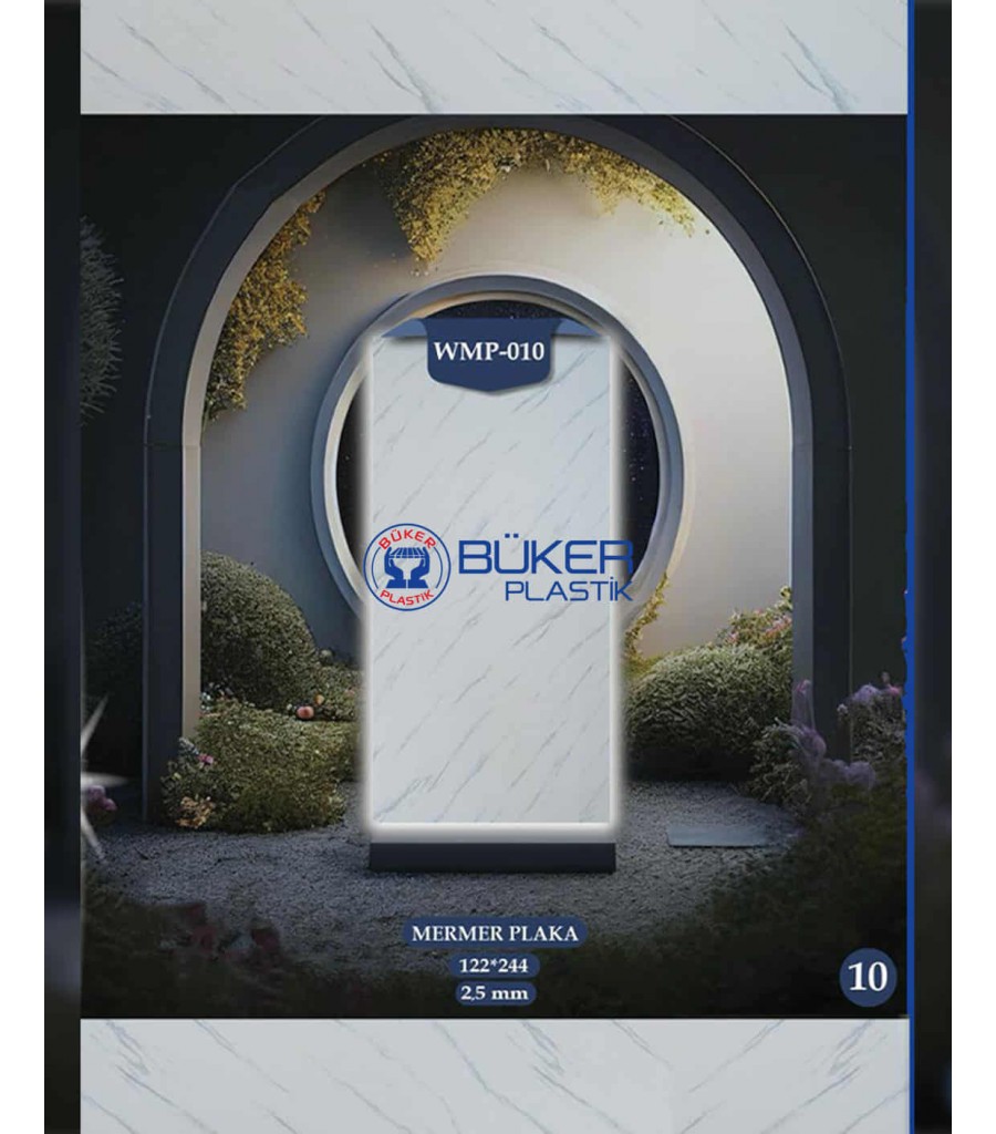 Açık Gri Mermer 122x244cm PVC Panel WMP-010 Açık Gri Mermer 122x244cm PVC Panel WMP-010