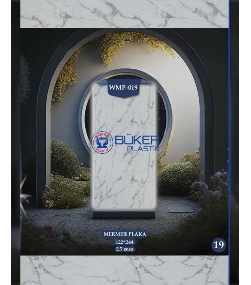 Klasik Mermer 122x244cm PVC Panel WMP-019