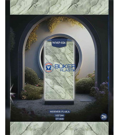 Modern Mermer 122x244cm PVC Panel WMP-026